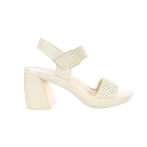 Naturalizer Womens Genn-Rise Ivory Ankle Strap Heels Size 5 Medium (B, M)